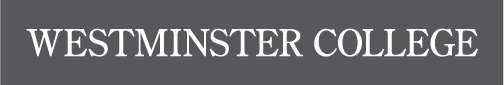 Westminster College wordmark white